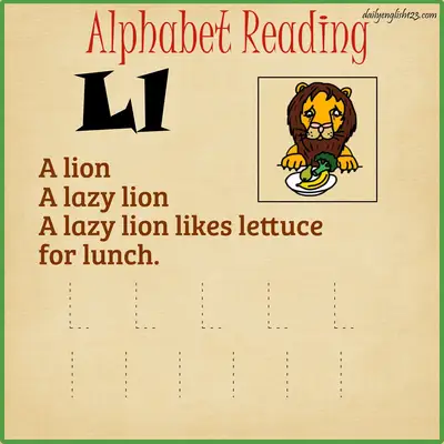 Alphabet reading12